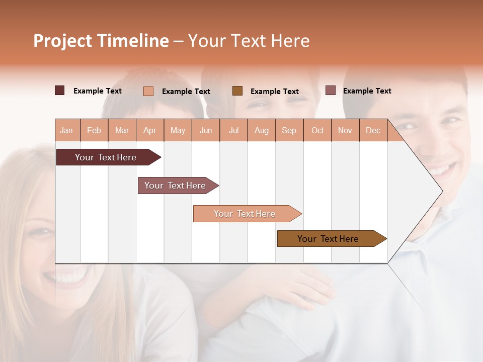 Boy Fun Daughter PowerPoint Template