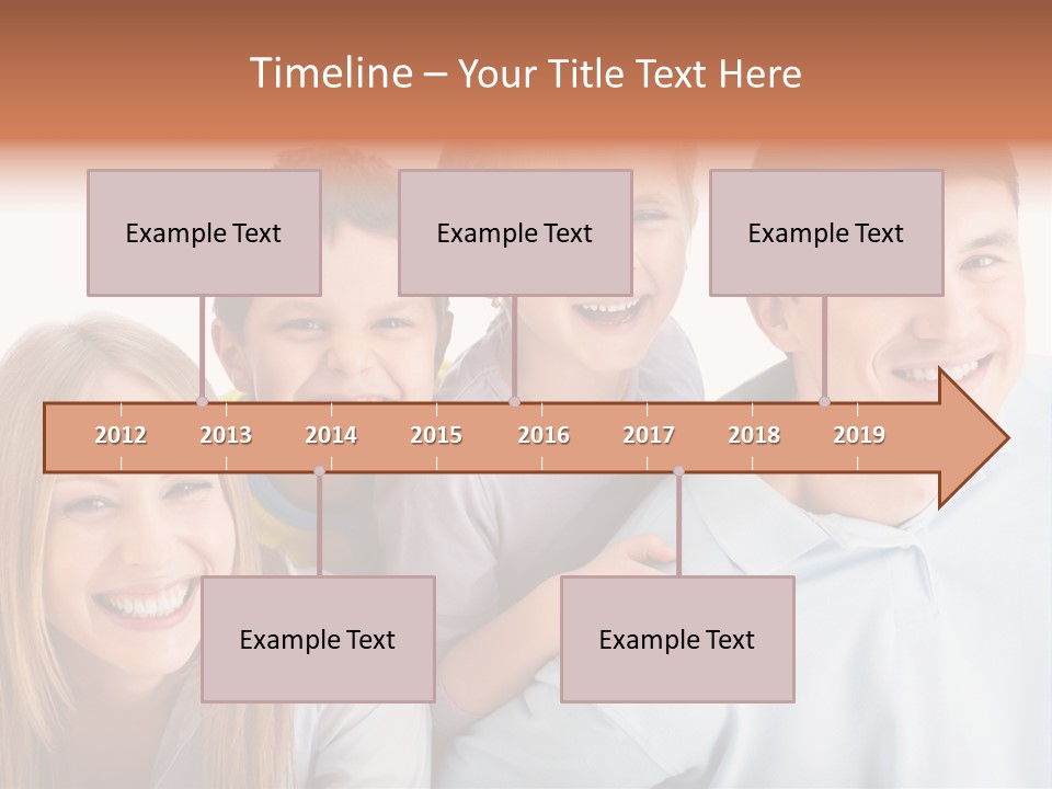 Boy Fun Daughter PowerPoint Template