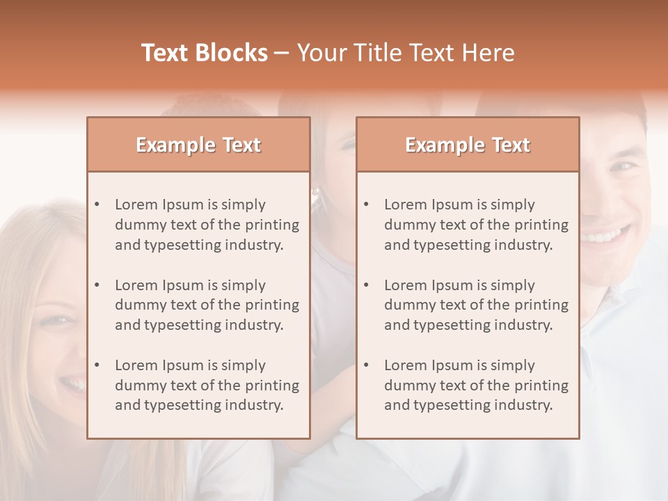 Boy Fun Daughter PowerPoint Template