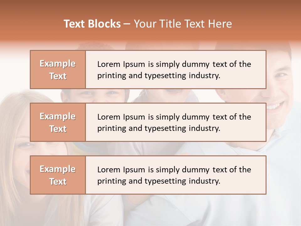 Boy Fun Daughter PowerPoint Template