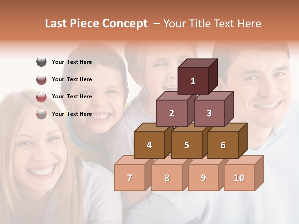 Boy Fun Daughter PowerPoint Template