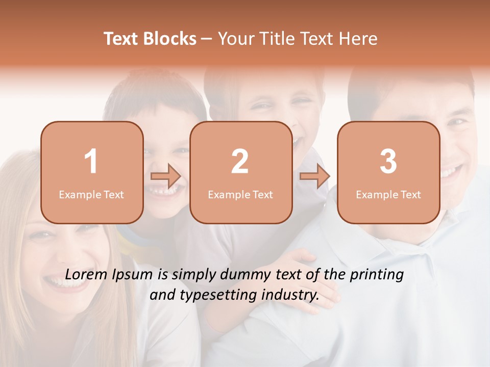 Boy Fun Daughter PowerPoint Template