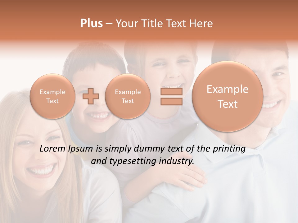 Boy Fun Daughter PowerPoint Template