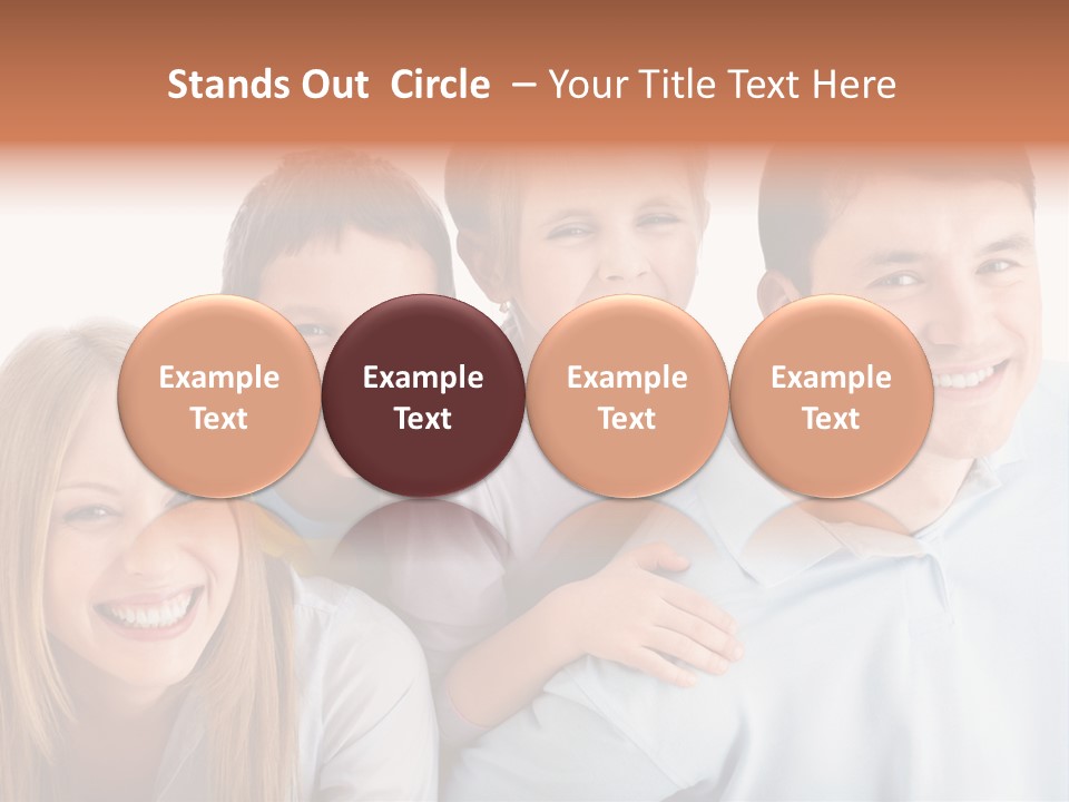 Boy Fun Daughter PowerPoint Template