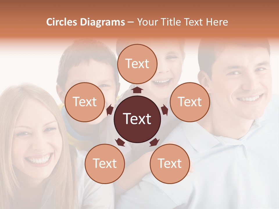 Boy Fun Daughter PowerPoint Template