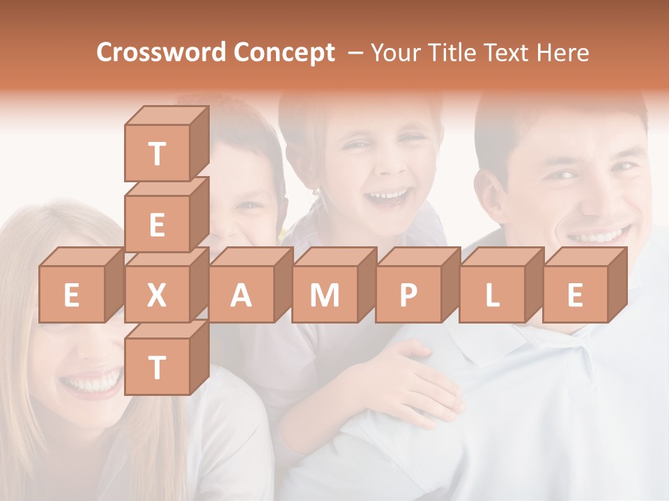 Boy Fun Daughter PowerPoint Template