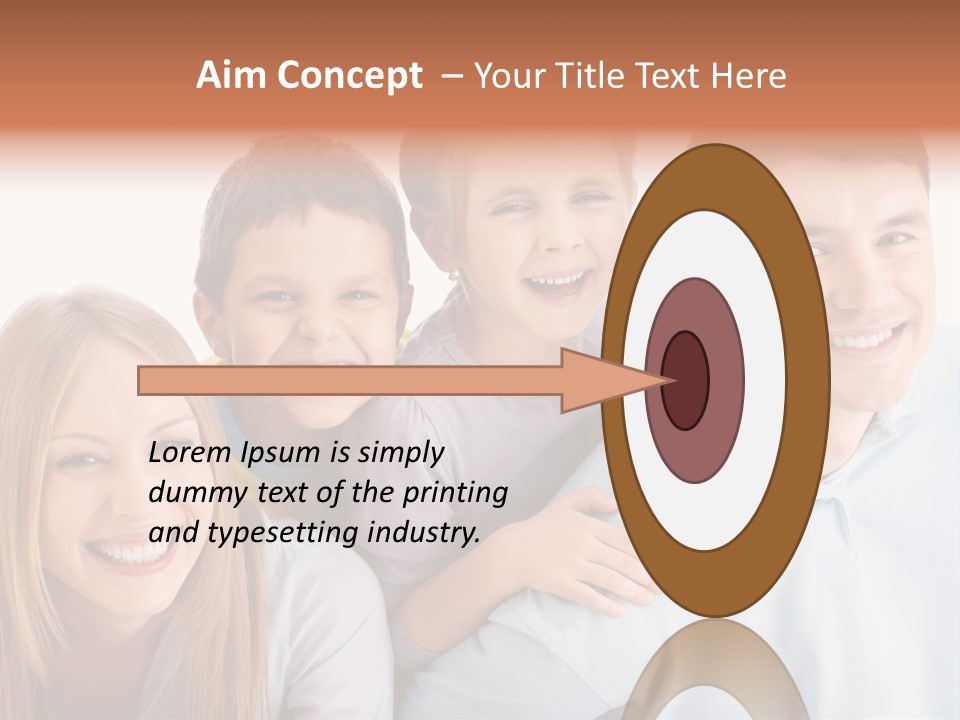 Boy Fun Daughter PowerPoint Template