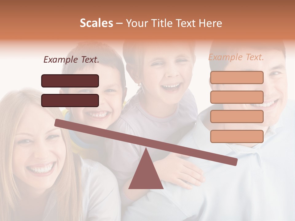 Boy Fun Daughter PowerPoint Template