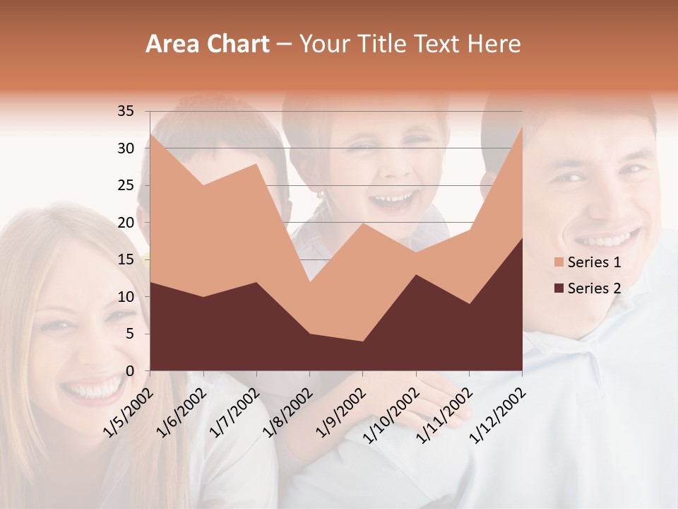 Boy Fun Daughter PowerPoint Template