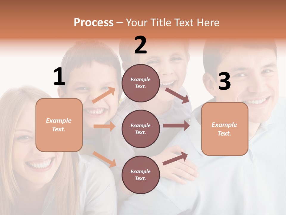 Boy Fun Daughter PowerPoint Template