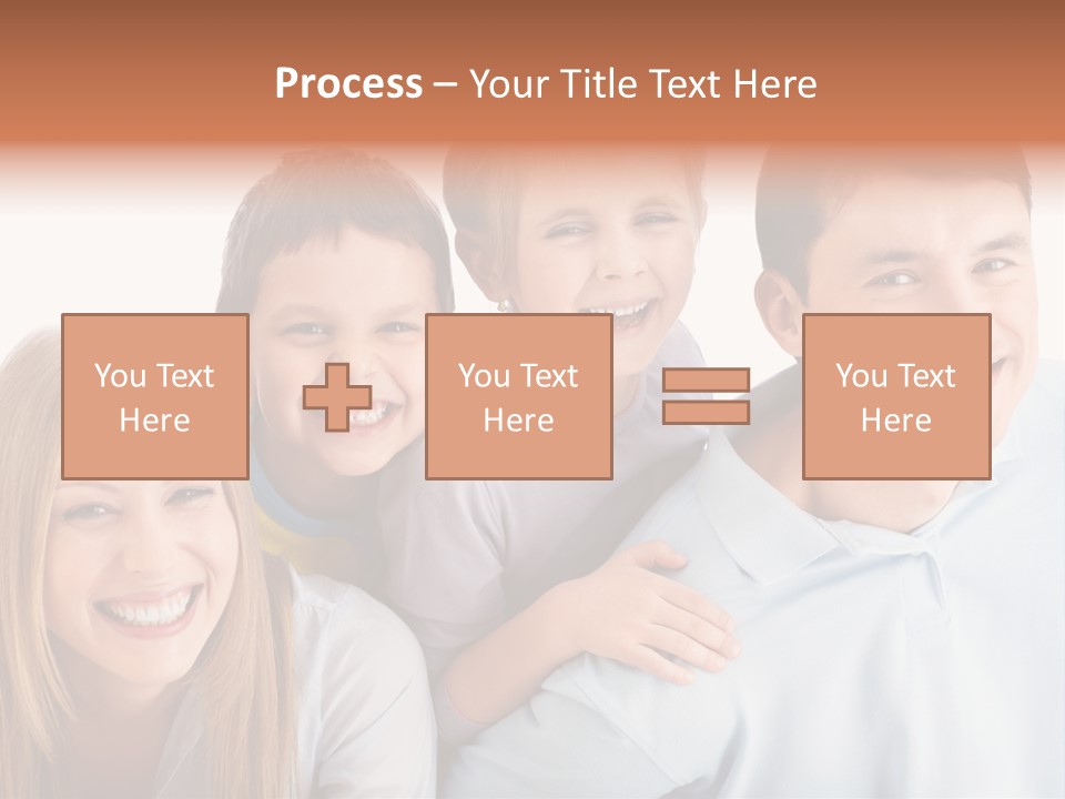 Boy Fun Daughter PowerPoint Template