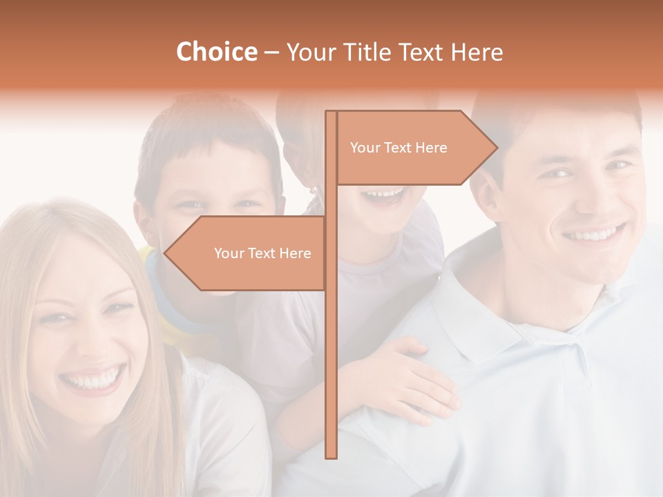 Boy Fun Daughter PowerPoint Template