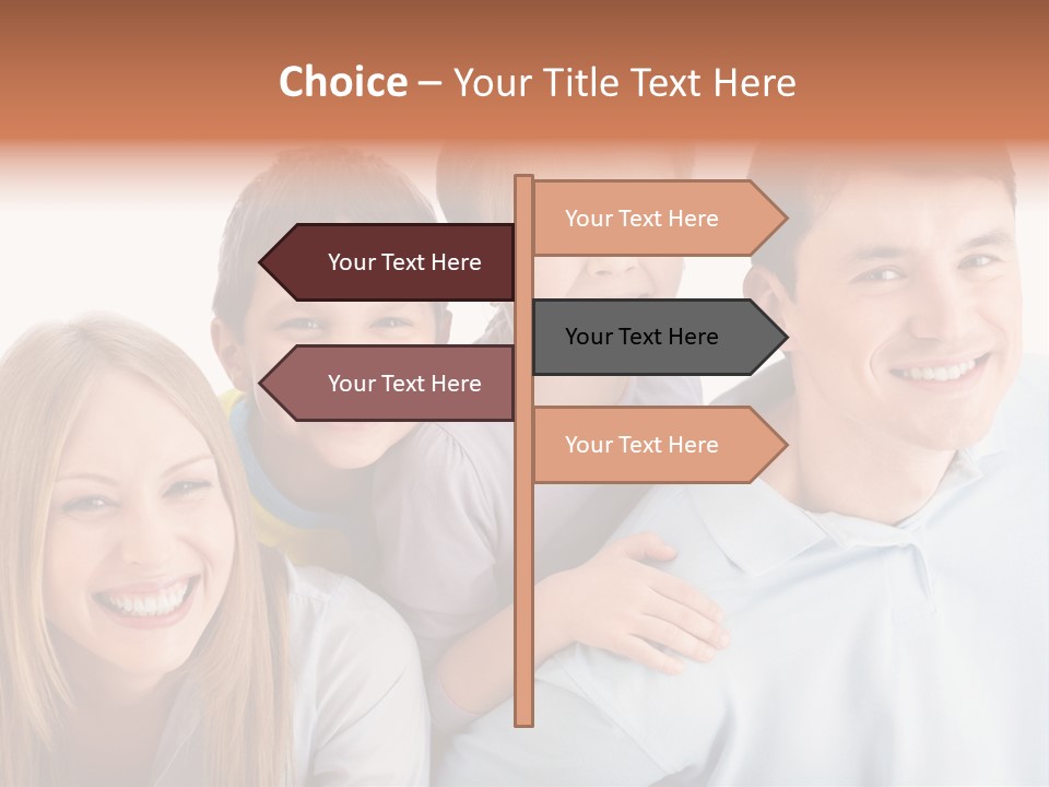 Boy Fun Daughter PowerPoint Template