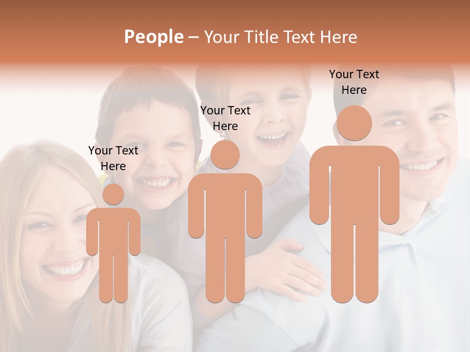 Boy Fun Daughter PowerPoint Template