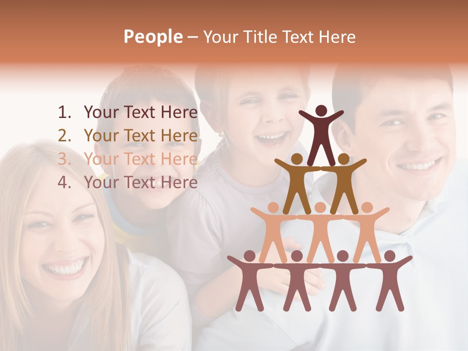 Boy Fun Daughter PowerPoint Template