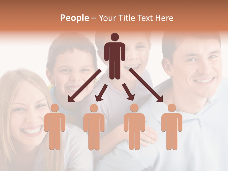 Boy Fun Daughter PowerPoint Template