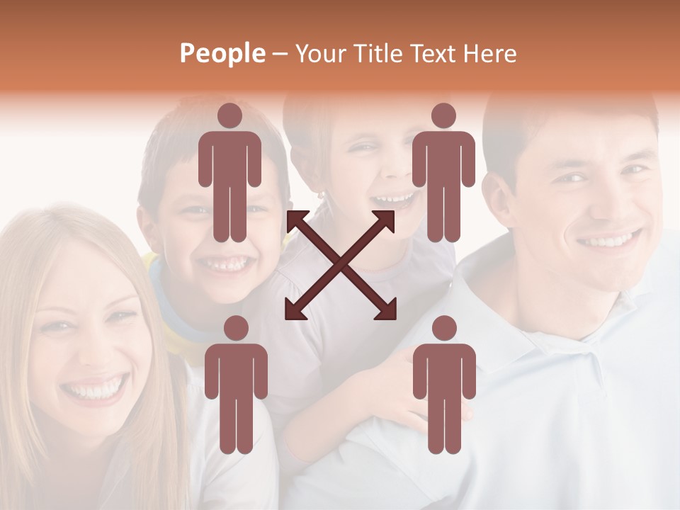 Boy Fun Daughter PowerPoint Template