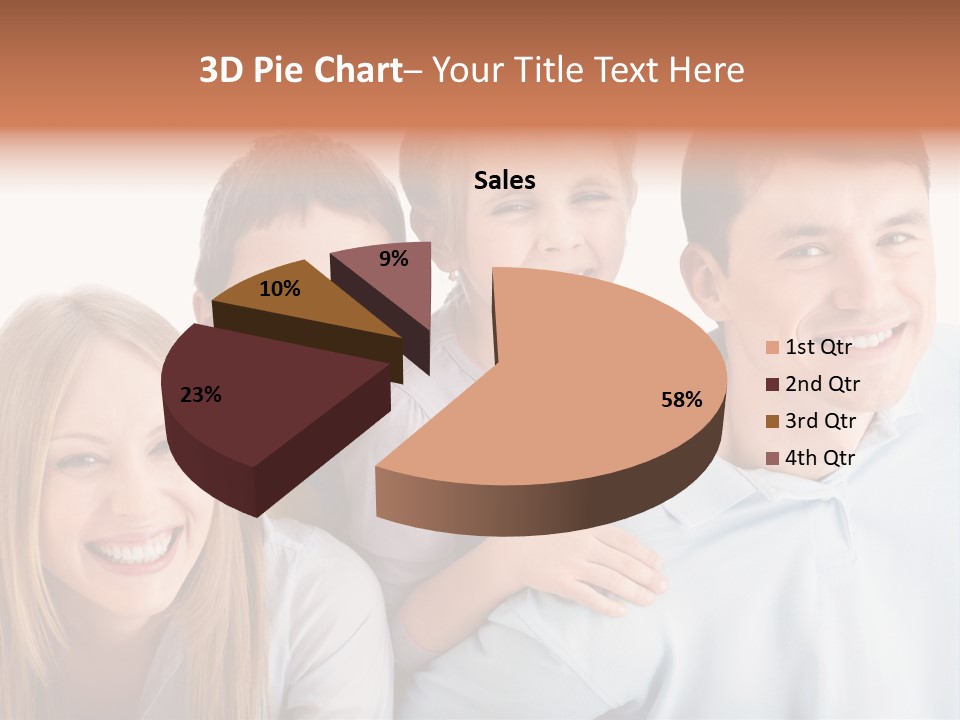 Boy Fun Daughter PowerPoint Template