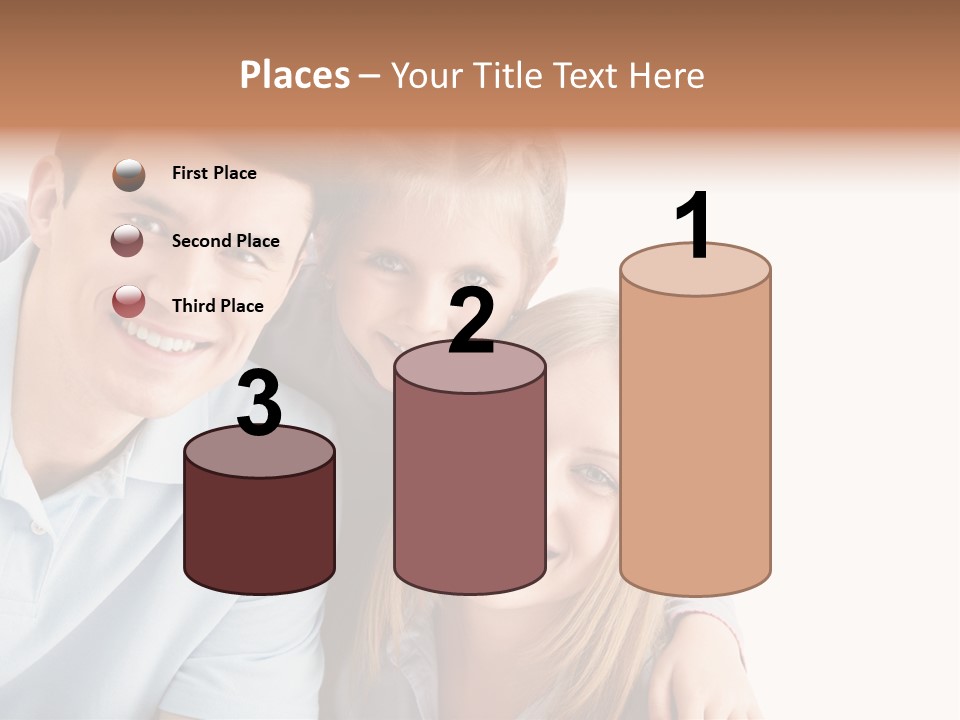 Attractive Cute Portrait PowerPoint Template