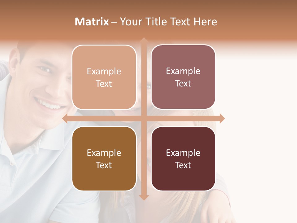 Attractive Cute Portrait PowerPoint Template