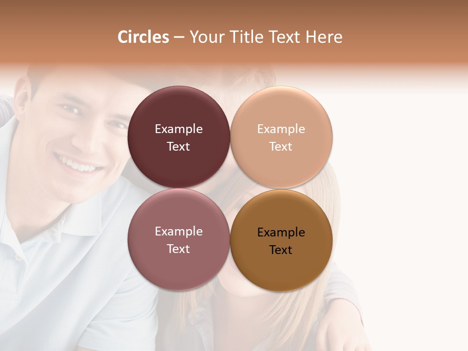 Attractive Cute Portrait PowerPoint Template