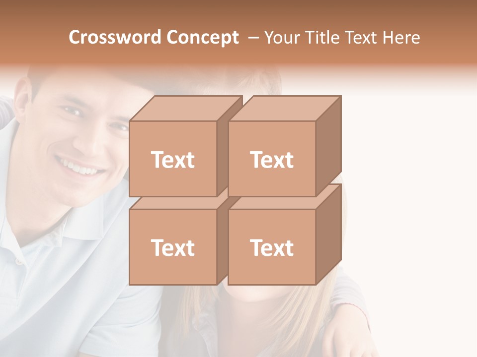 Attractive Cute Portrait PowerPoint Template