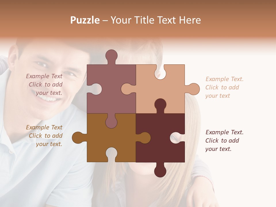 Attractive Cute Portrait PowerPoint Template