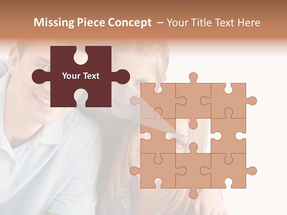 Attractive Cute Portrait PowerPoint Template