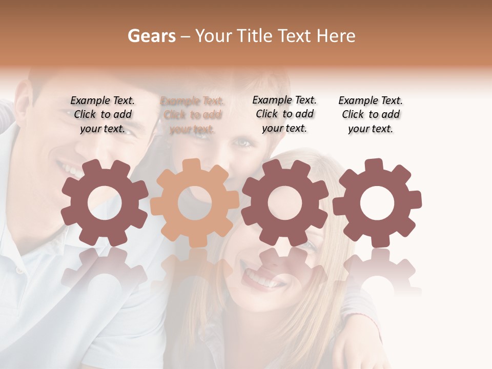 Attractive Cute Portrait PowerPoint Template