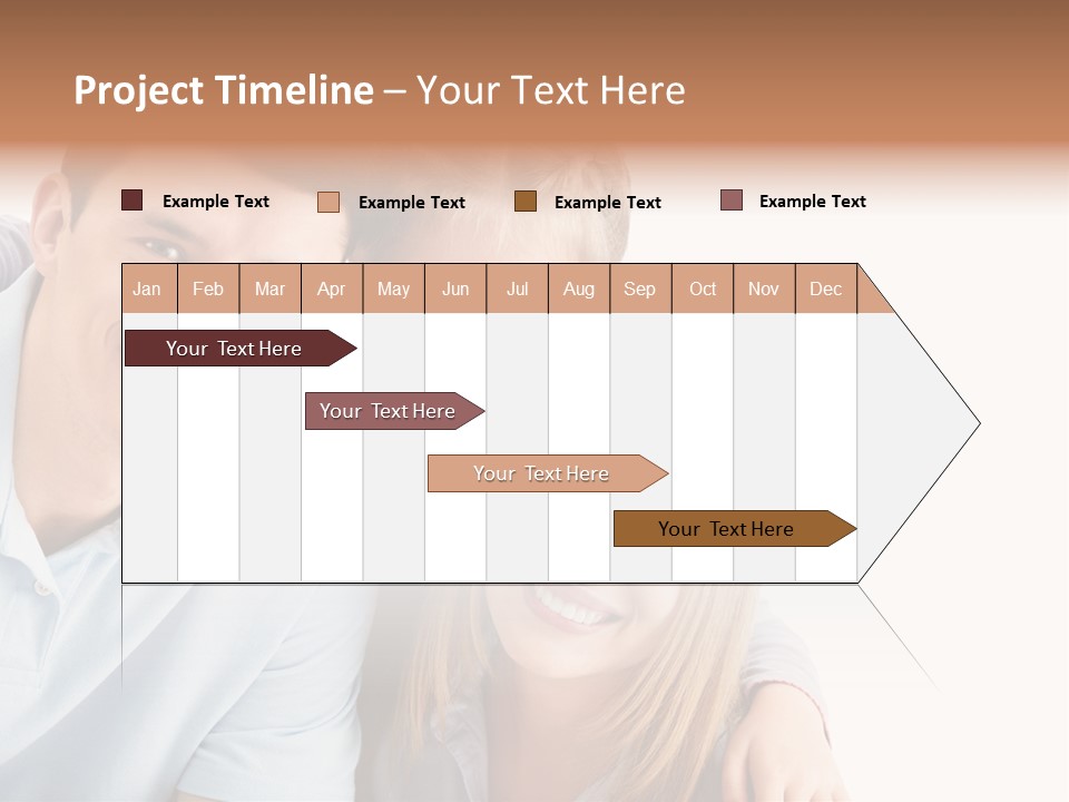 Attractive Cute Portrait PowerPoint Template