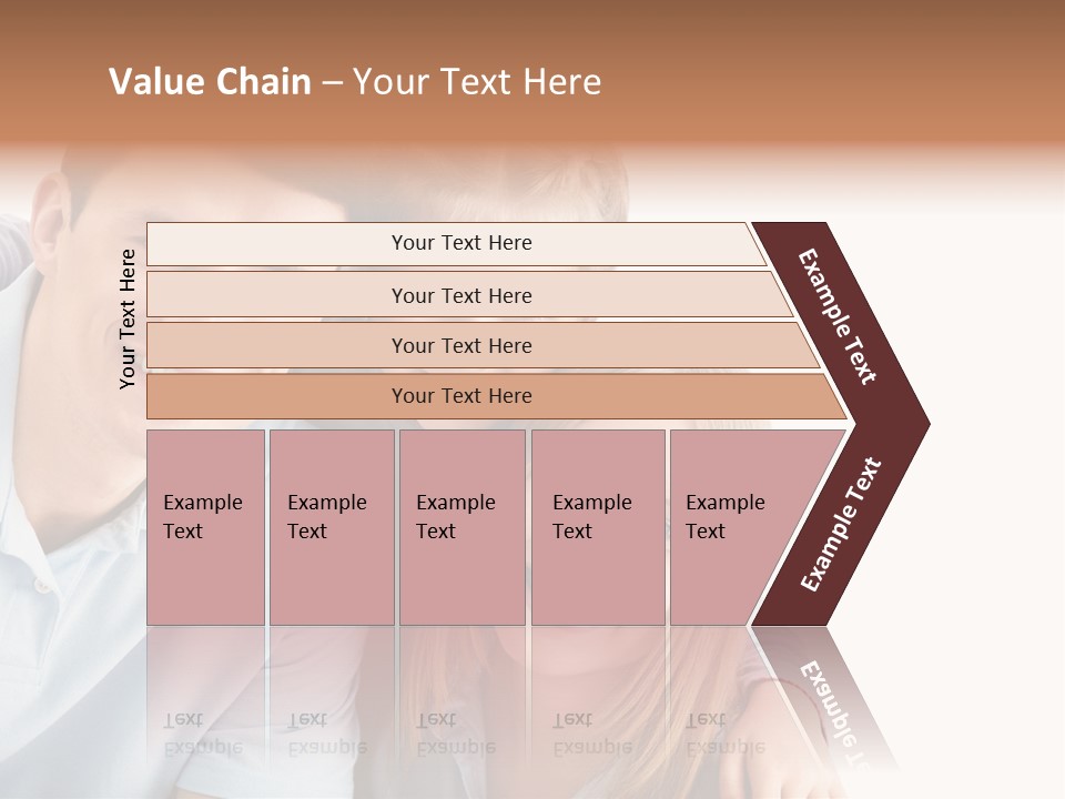 Attractive Cute Portrait PowerPoint Template