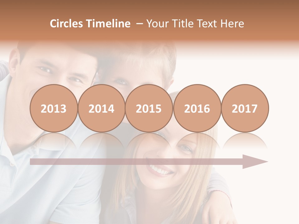 Attractive Cute Portrait PowerPoint Template