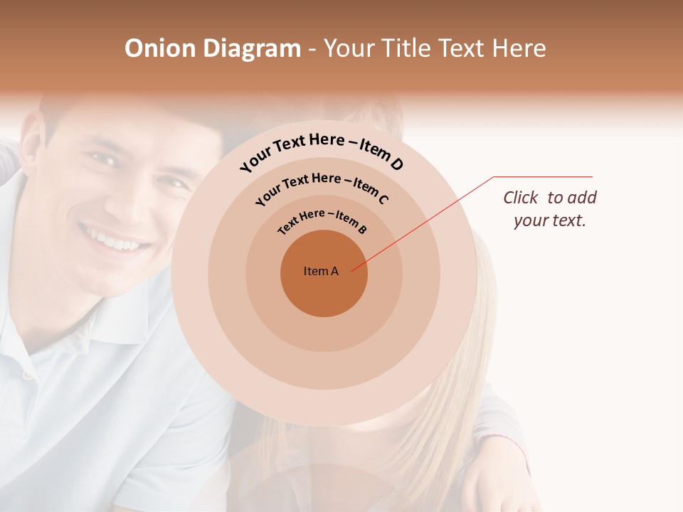 Attractive Cute Portrait PowerPoint Template