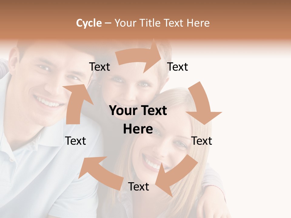 Attractive Cute Portrait PowerPoint Template