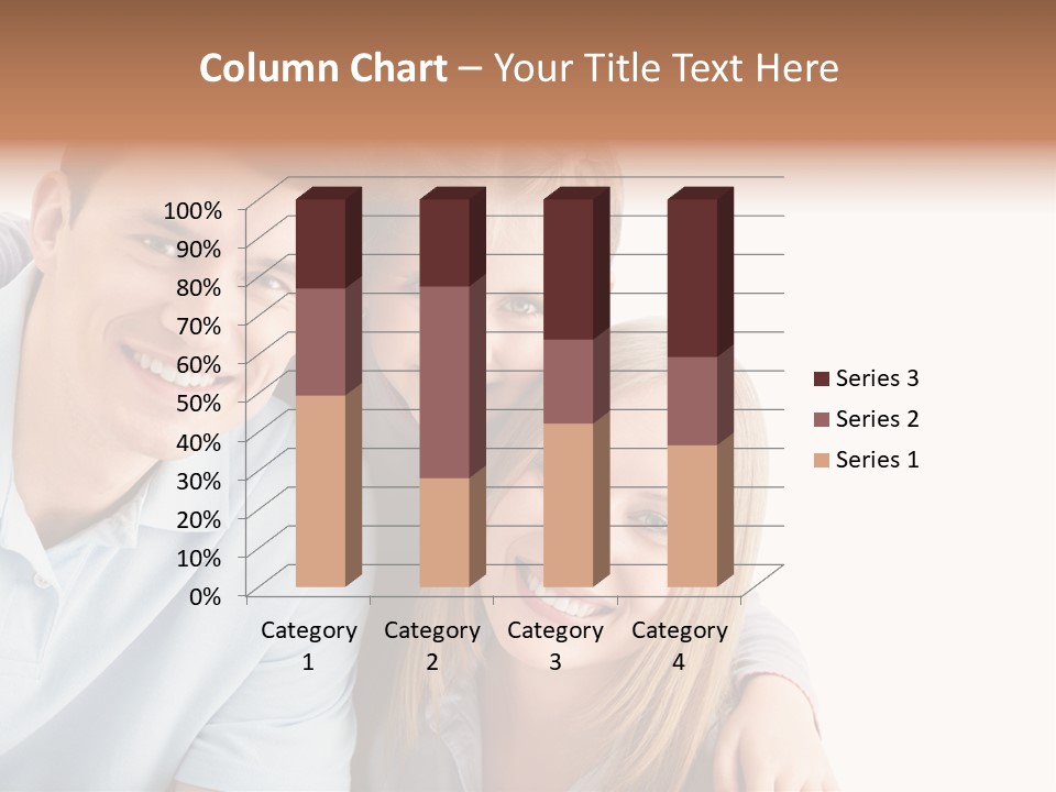 Attractive Cute Portrait PowerPoint Template