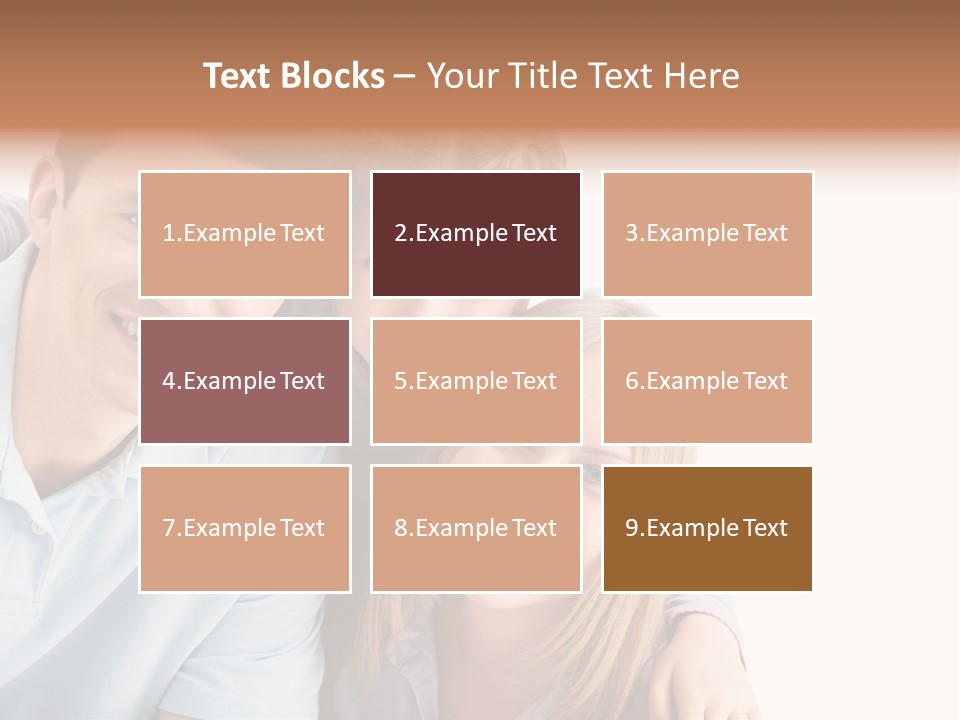 Attractive Cute Portrait PowerPoint Template