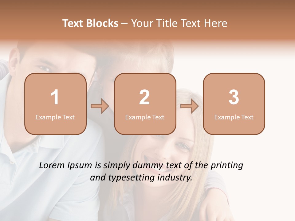 Attractive Cute Portrait PowerPoint Template