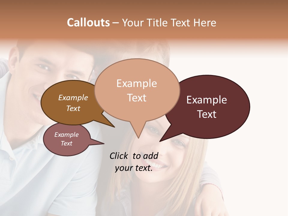 Attractive Cute Portrait PowerPoint Template