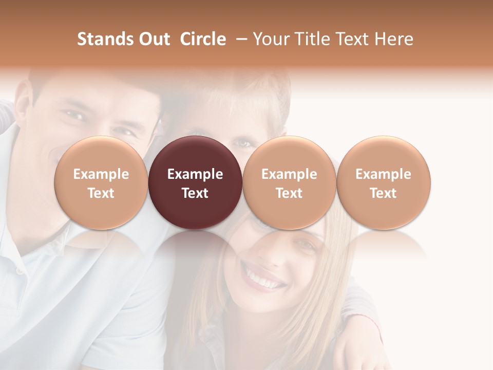 Attractive Cute Portrait PowerPoint Template