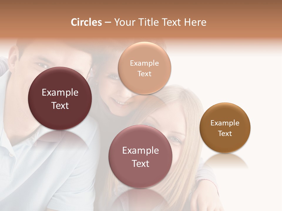 Attractive Cute Portrait PowerPoint Template