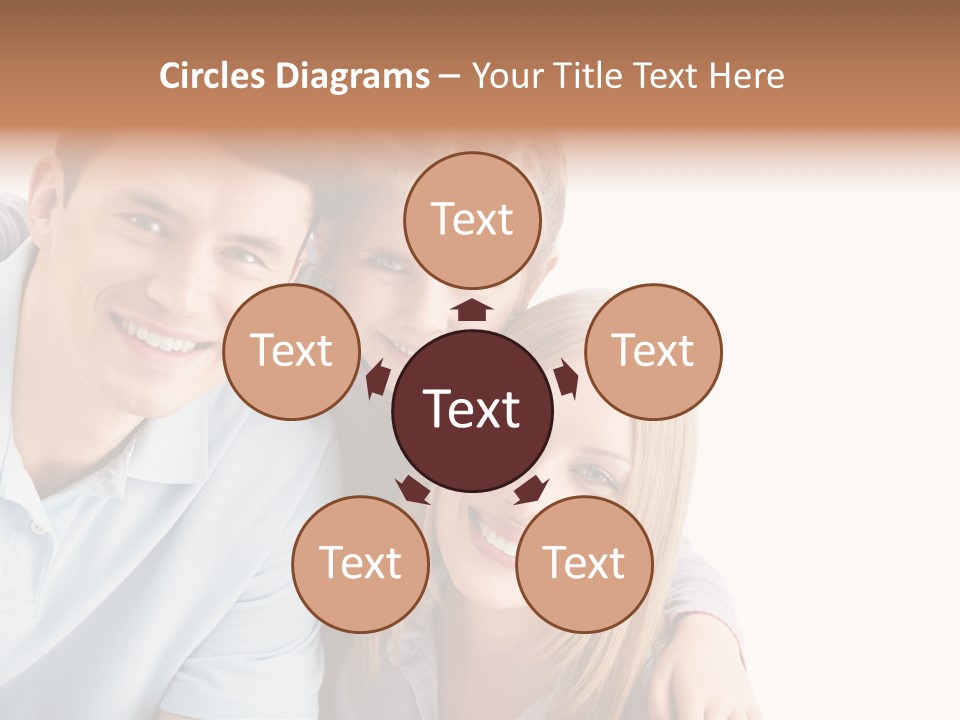 Attractive Cute Portrait PowerPoint Template