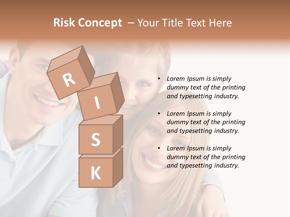 Attractive Cute Portrait PowerPoint Template