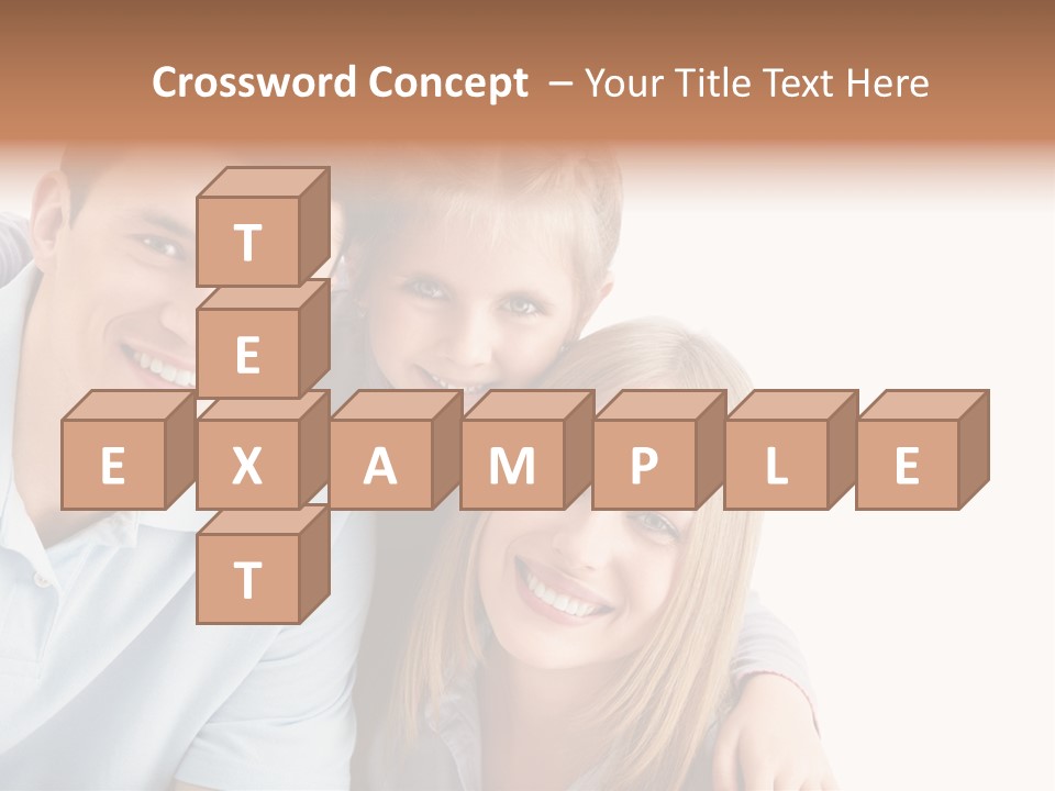 Attractive Cute Portrait PowerPoint Template