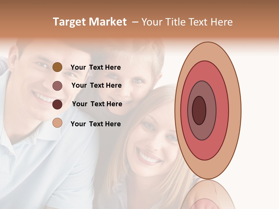 Attractive Cute Portrait PowerPoint Template