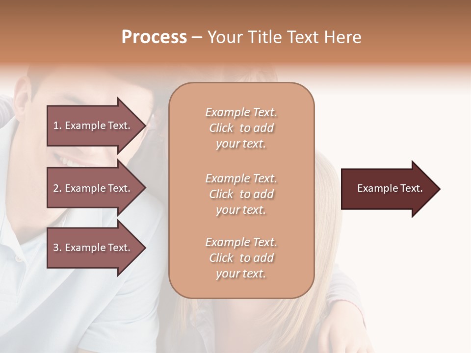 Attractive Cute Portrait PowerPoint Template