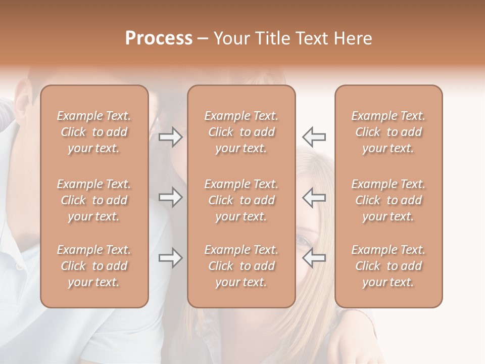 Attractive Cute Portrait PowerPoint Template