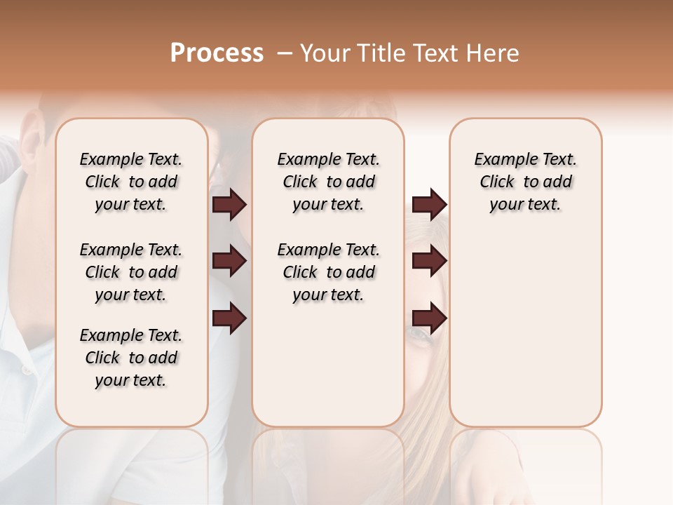 Attractive Cute Portrait PowerPoint Template