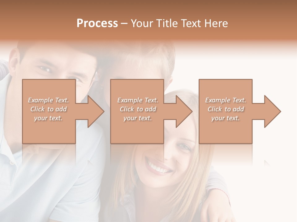 Attractive Cute Portrait PowerPoint Template