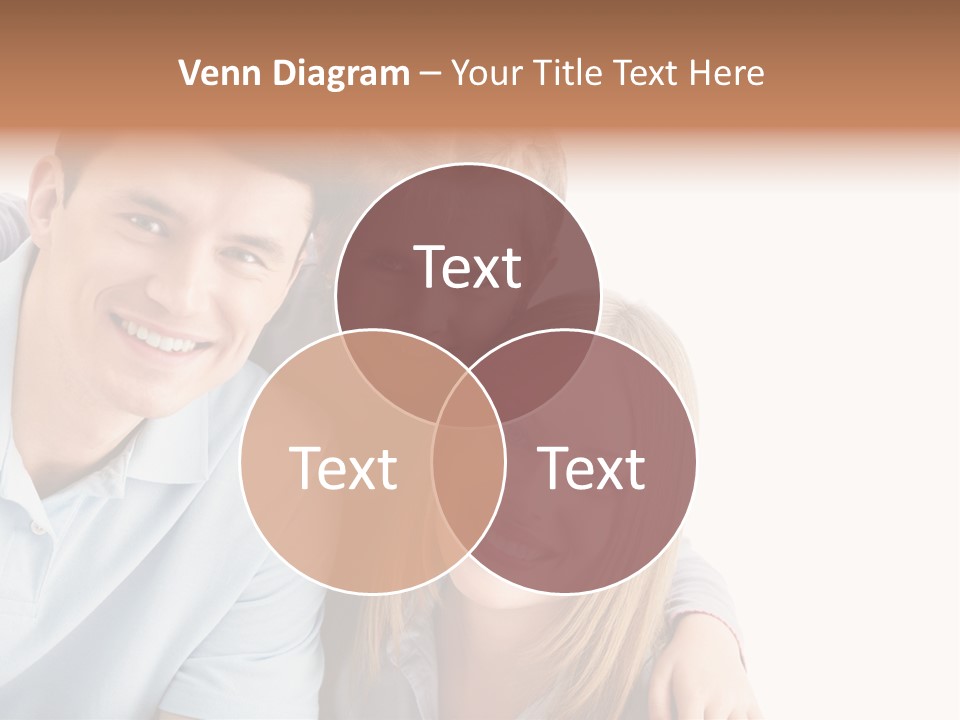 Attractive Cute Portrait PowerPoint Template