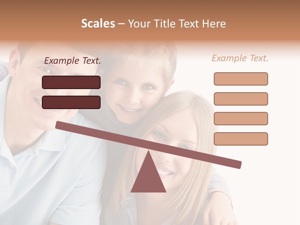 Attractive Cute Portrait PowerPoint Template